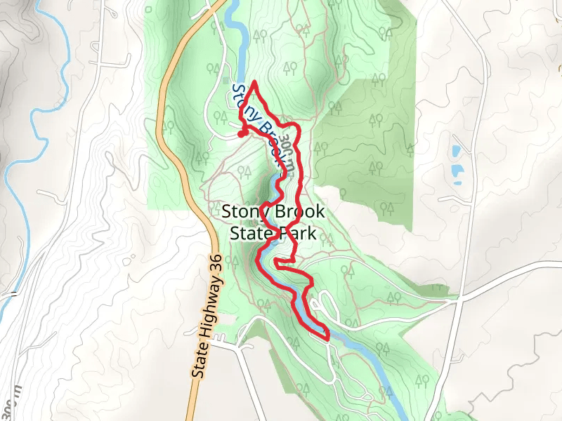 Stony Brook State Park Loop
