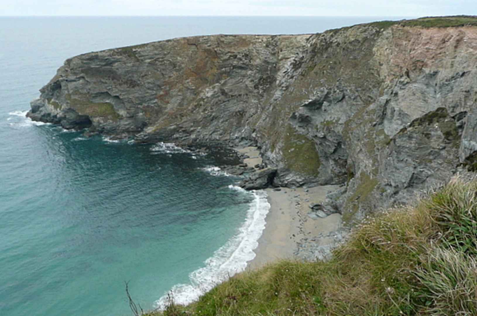 An image depicting the trail Porthowan Beach and Gooden Heane Cove via End to End Trail and its surrounding area.