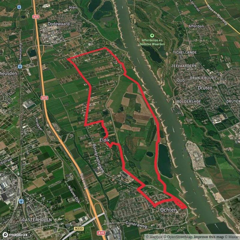 Ochtensche Buitenpolder via Bonegraafse Weg and Oude Veer Weg