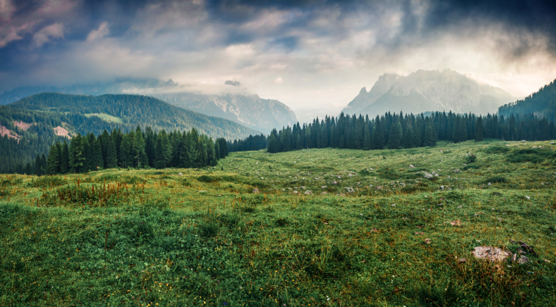 An image depicting the trail Alta Via 6 and its surrounding area.