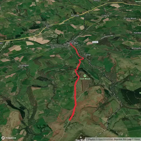 Car park to Hay on Wye