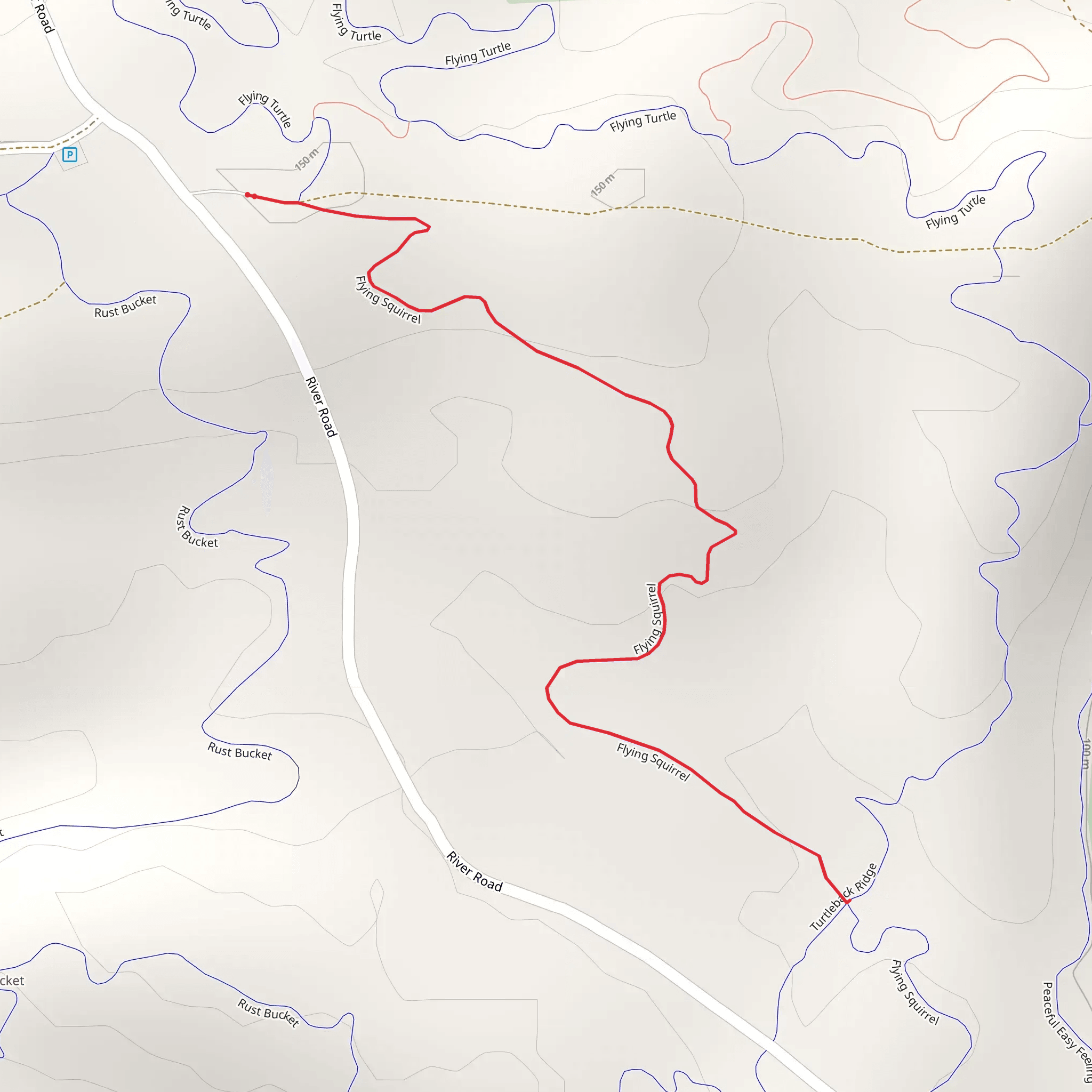 Flying Squirrel mobile static map