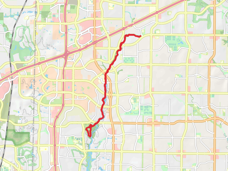 Windhaven Meadows Park and Legacy Trail mobile static map