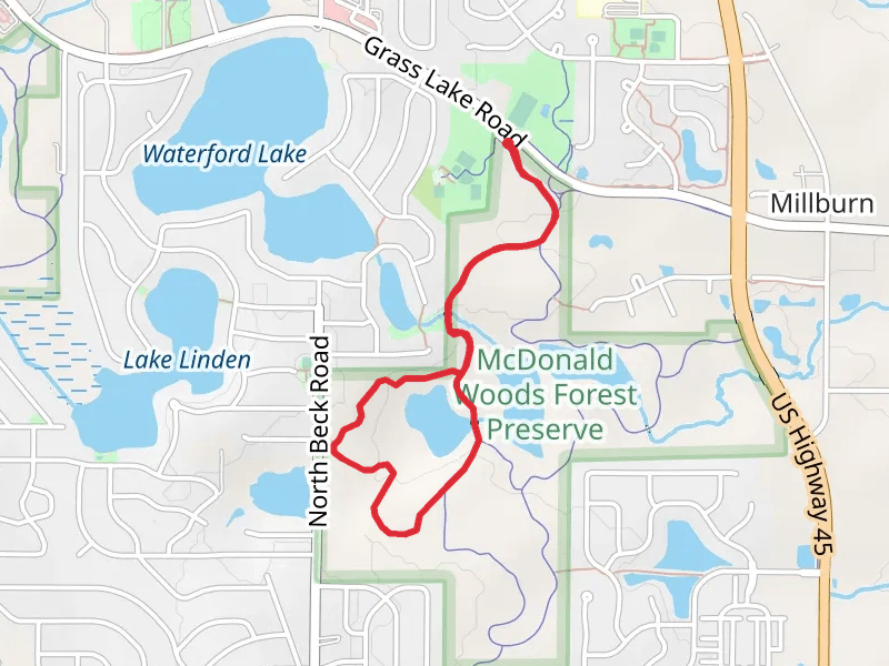 Wood Chip Loop via McDonald Lake Trail