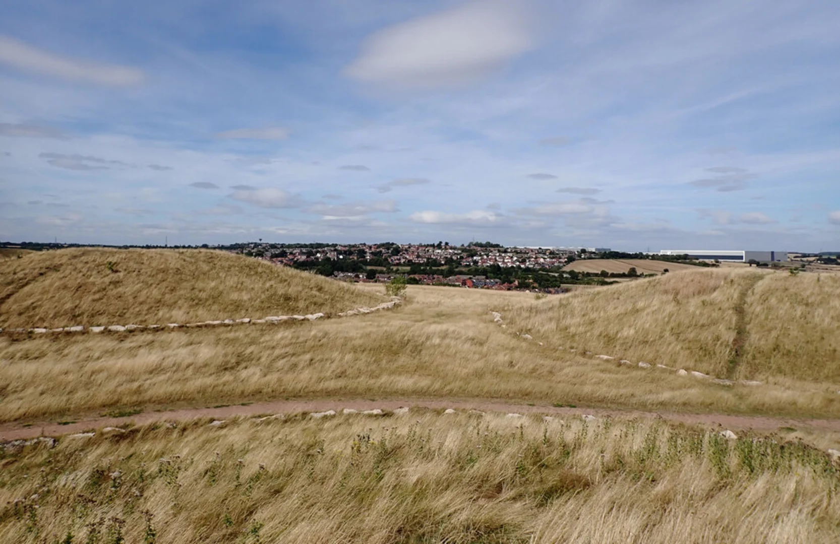 An image depicting the trail South Elmsall Common Short Loop and its surrounding area.
