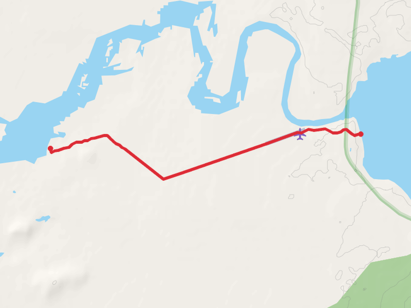 Harlequin Lake and Middle Dangerous Trail