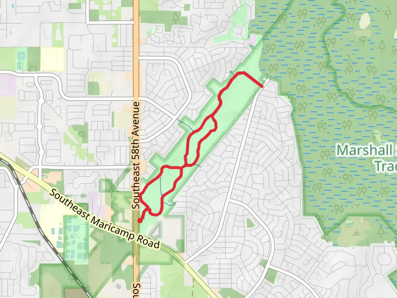 Florida National Scenic Loop trail - Southeast 58th Avenue