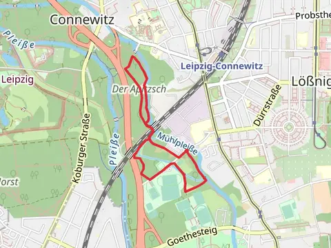 Südkampfbahn and Der Apitzsch Loop