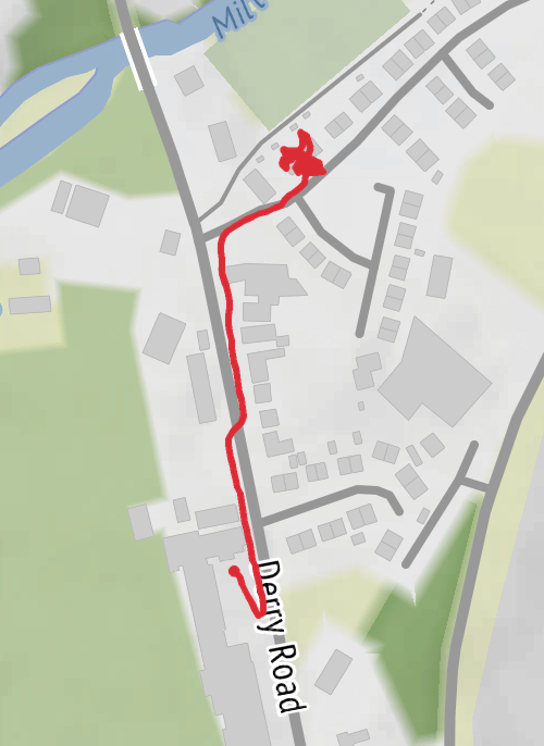 County Donegal Walking mobile static map