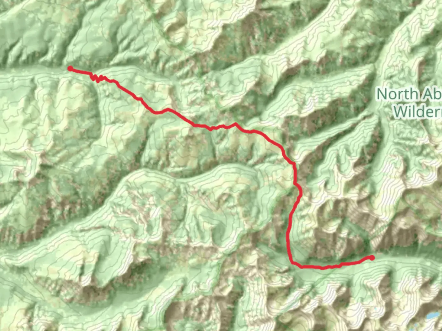 An image depicting the trail Hoodoo Basin Trail Point to Point and its surrounding area.