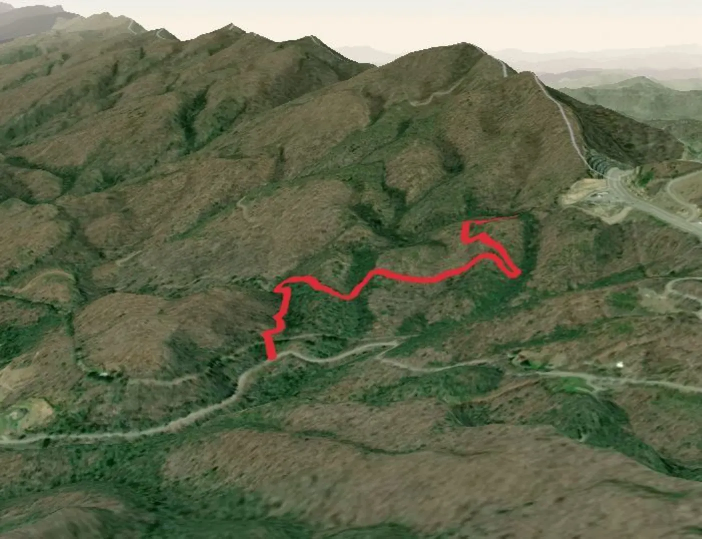 An image depicting the trail Red Fox Trail and its surrounding area.