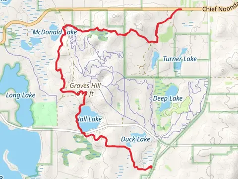 Duck Lake, Hall Lake via NCT