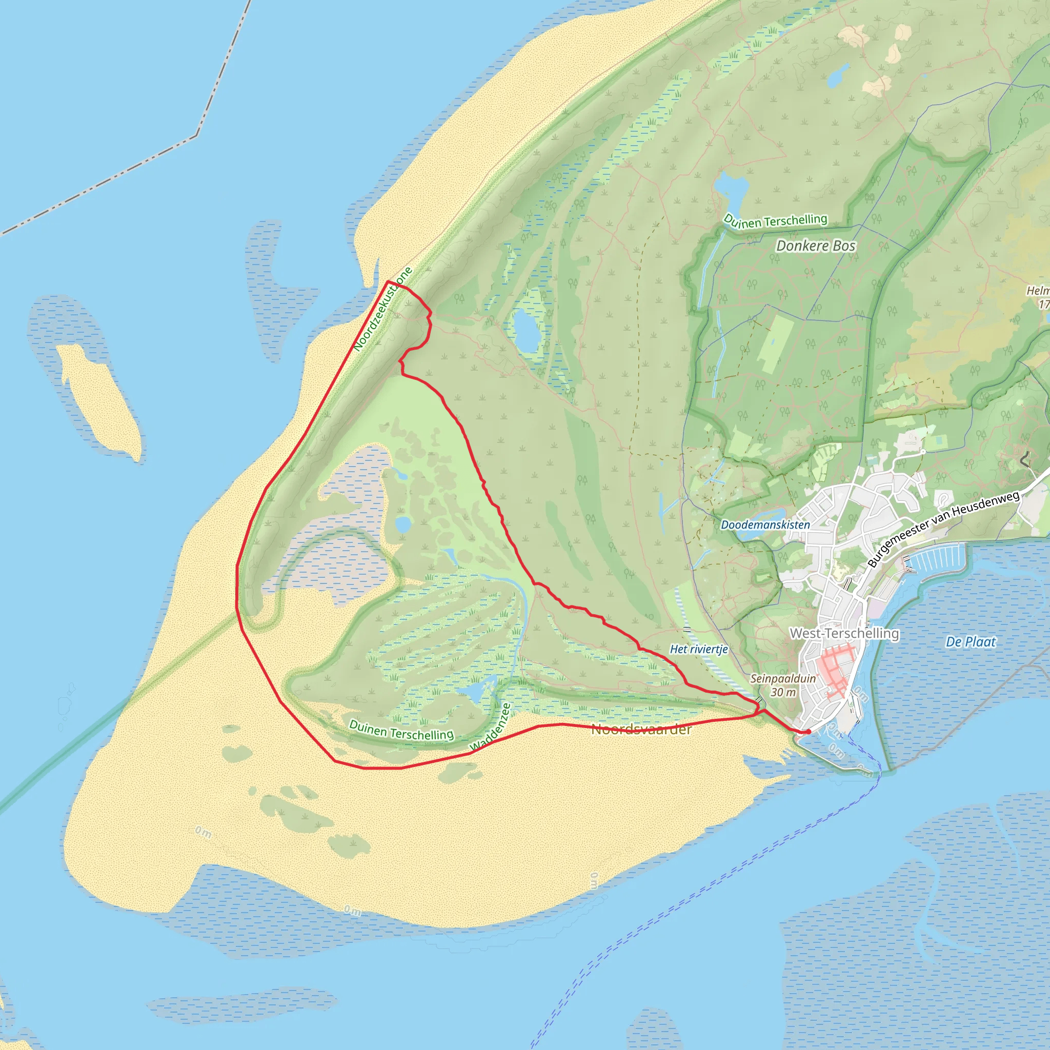 Nordsfearder Loop mobile static map