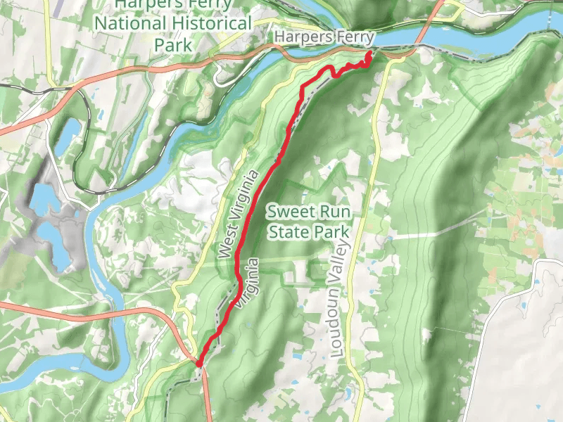 Loudoun Heights via Appalachian Trail