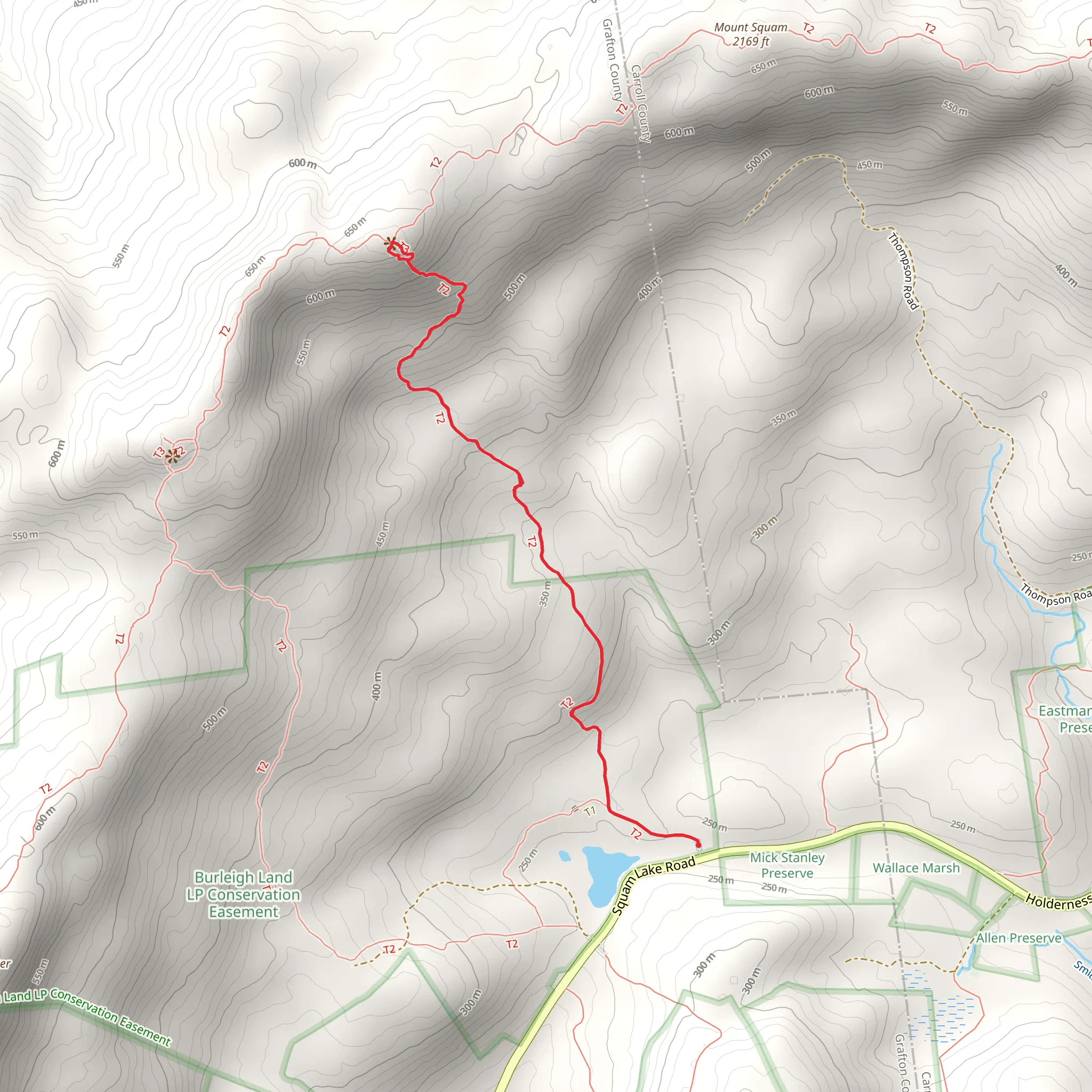 Mount Percival Trail mobile static map