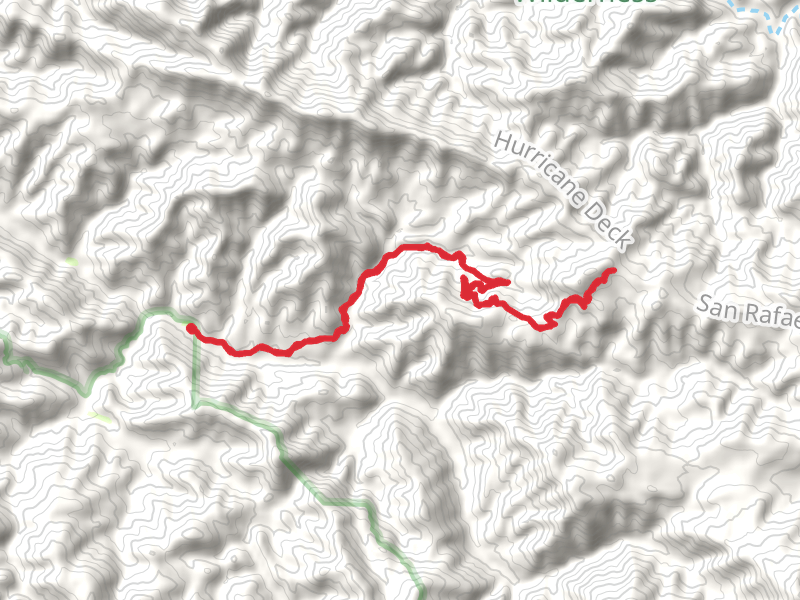 Lost Valley Trail via Manzana Trail