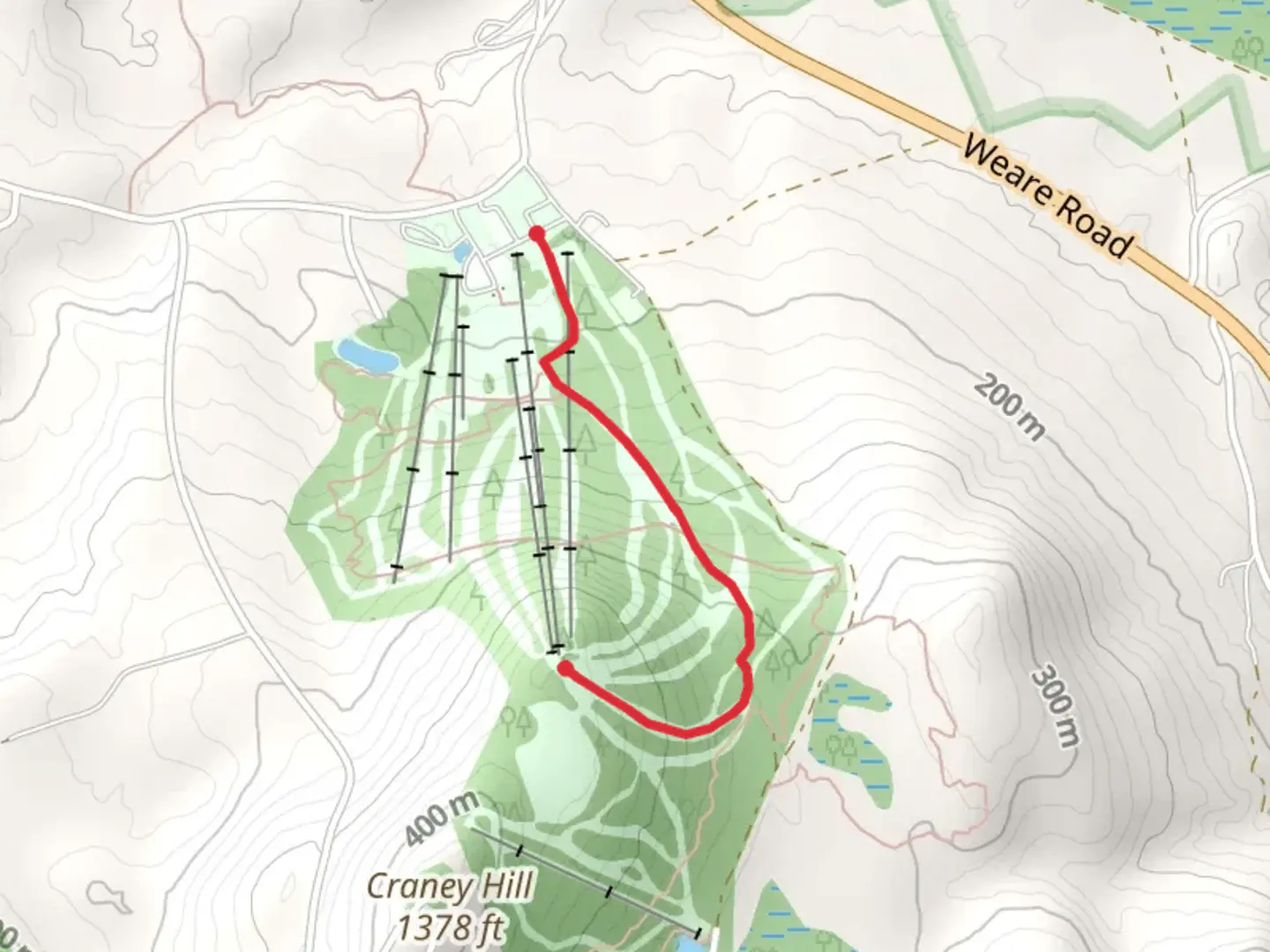 An image depicting the trail Squall Line and Breeze Trail and its surrounding area.