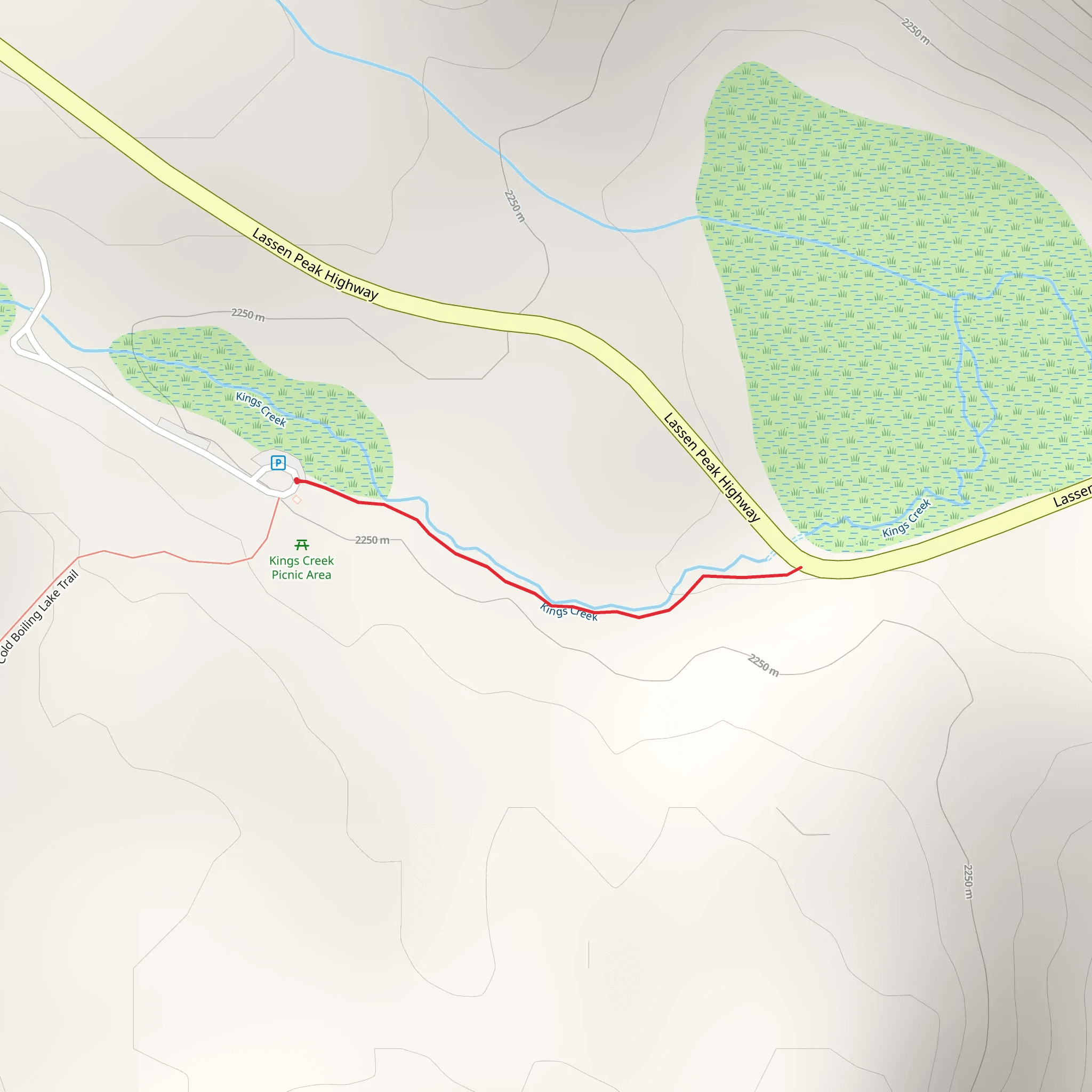 Kings Creek mobile static map