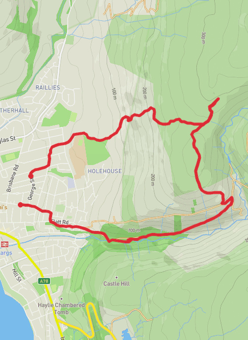 Sunday hike mobile static map
