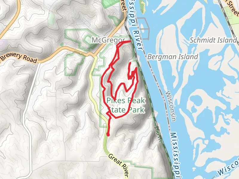 Horn Hollow Trail, Chinquapin Ridge Trail and Point Ann Loop Trail