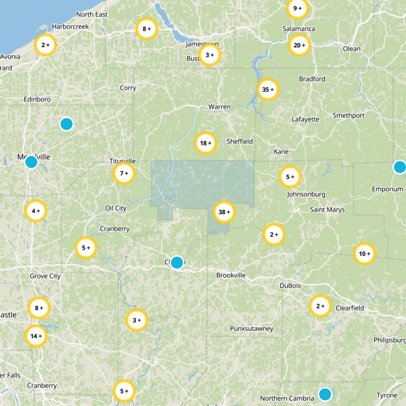 Forest County Static Map
