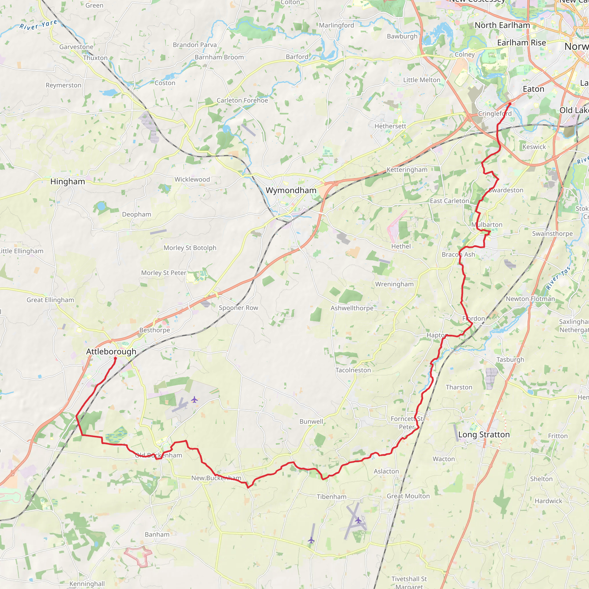 Tas Valley Way mobile static map