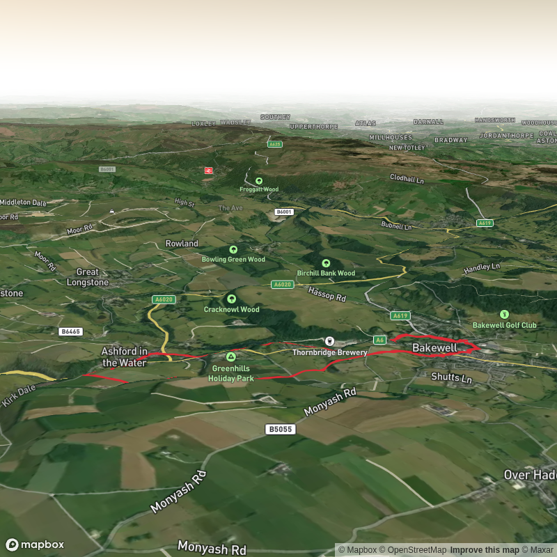 Ashford in the Water Loop from Bakewell