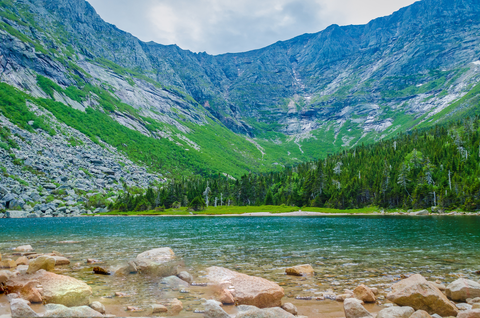 Helon Taylor Trail and Chimney Pond Trail Loop