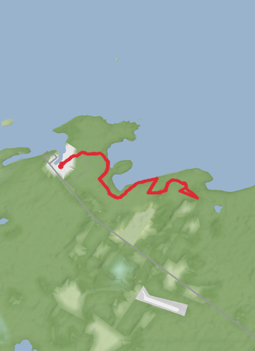 Northern Bruce Peninsula Hiking mobile static map