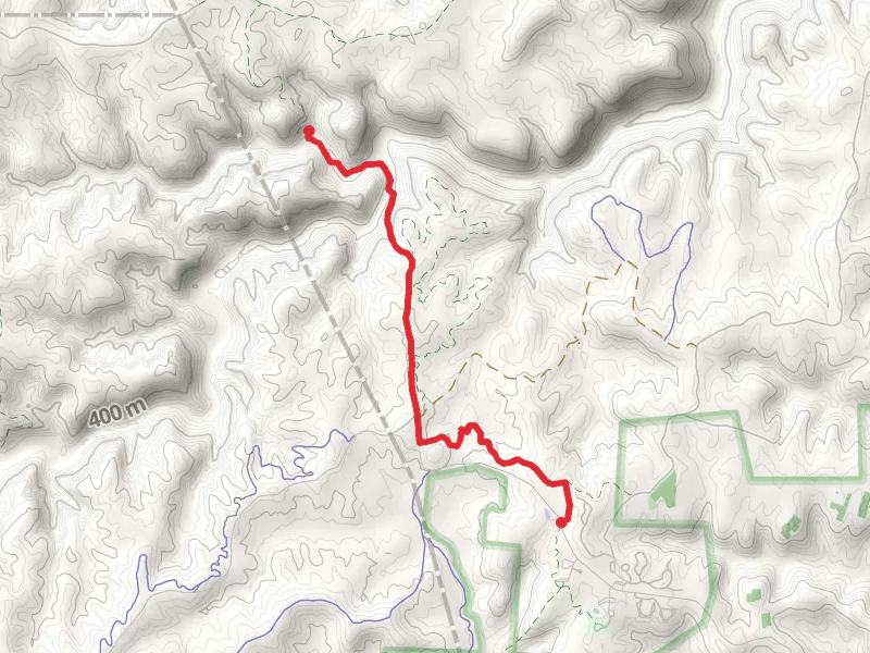 Katie Trail and Black House Branch Trail