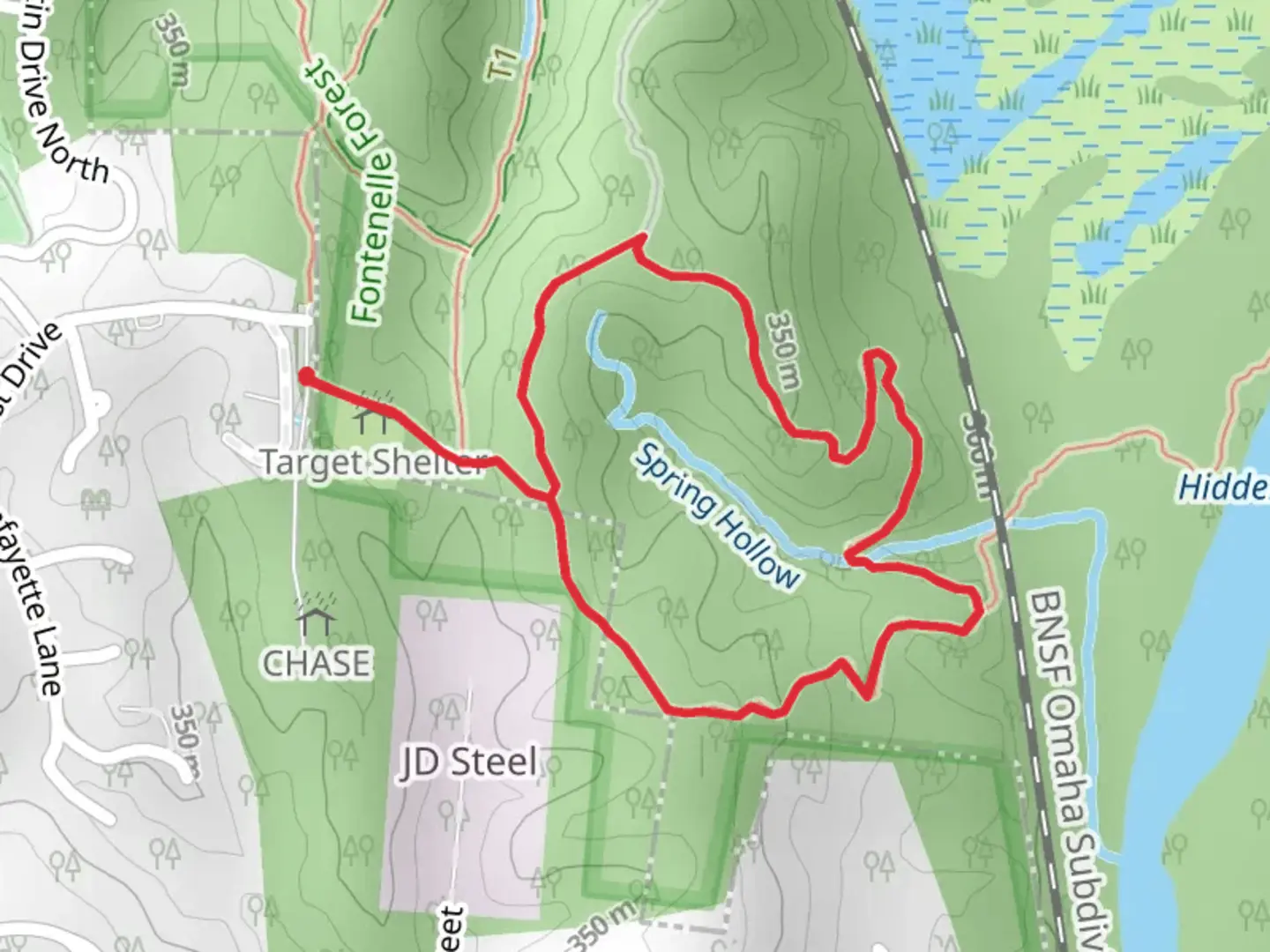 An image depicting the trail History Loop Trail and its surrounding area.