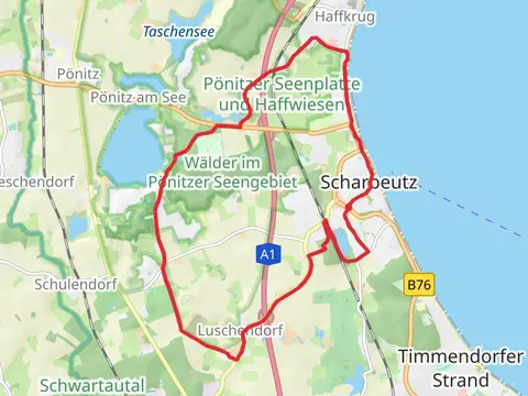 Scharbeutz and Grober Ponitzer See Loop