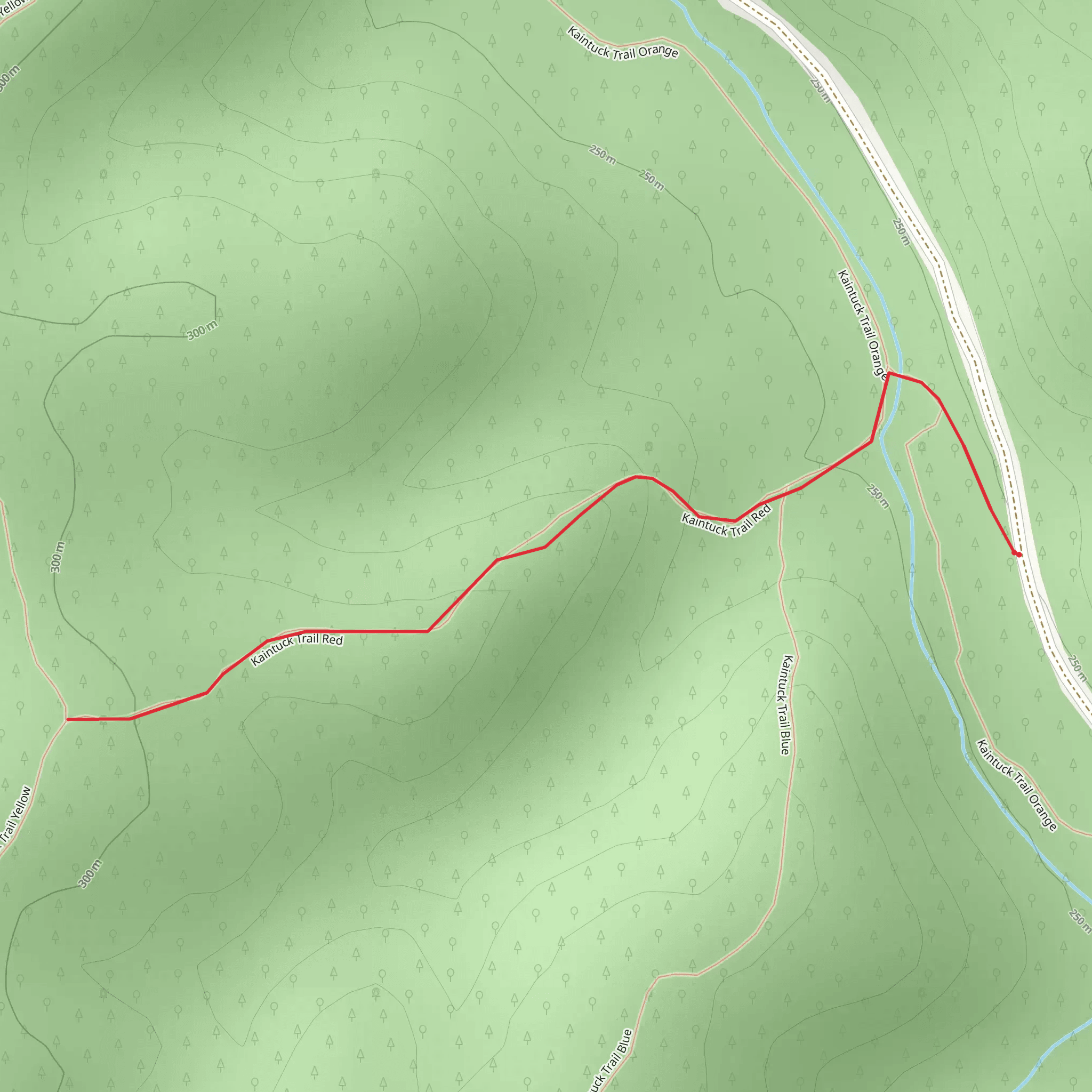 Mushroom Trail mobile static map