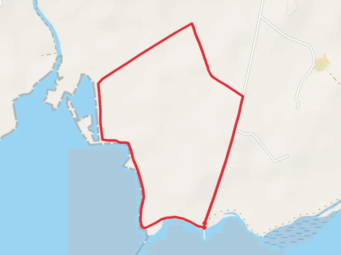 An image depicting the trail Caher Marsh Loop and its surrounding area.