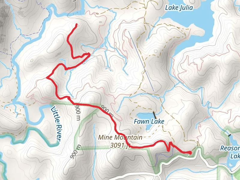 Bridal Overlook and Mine Mountain Trail
