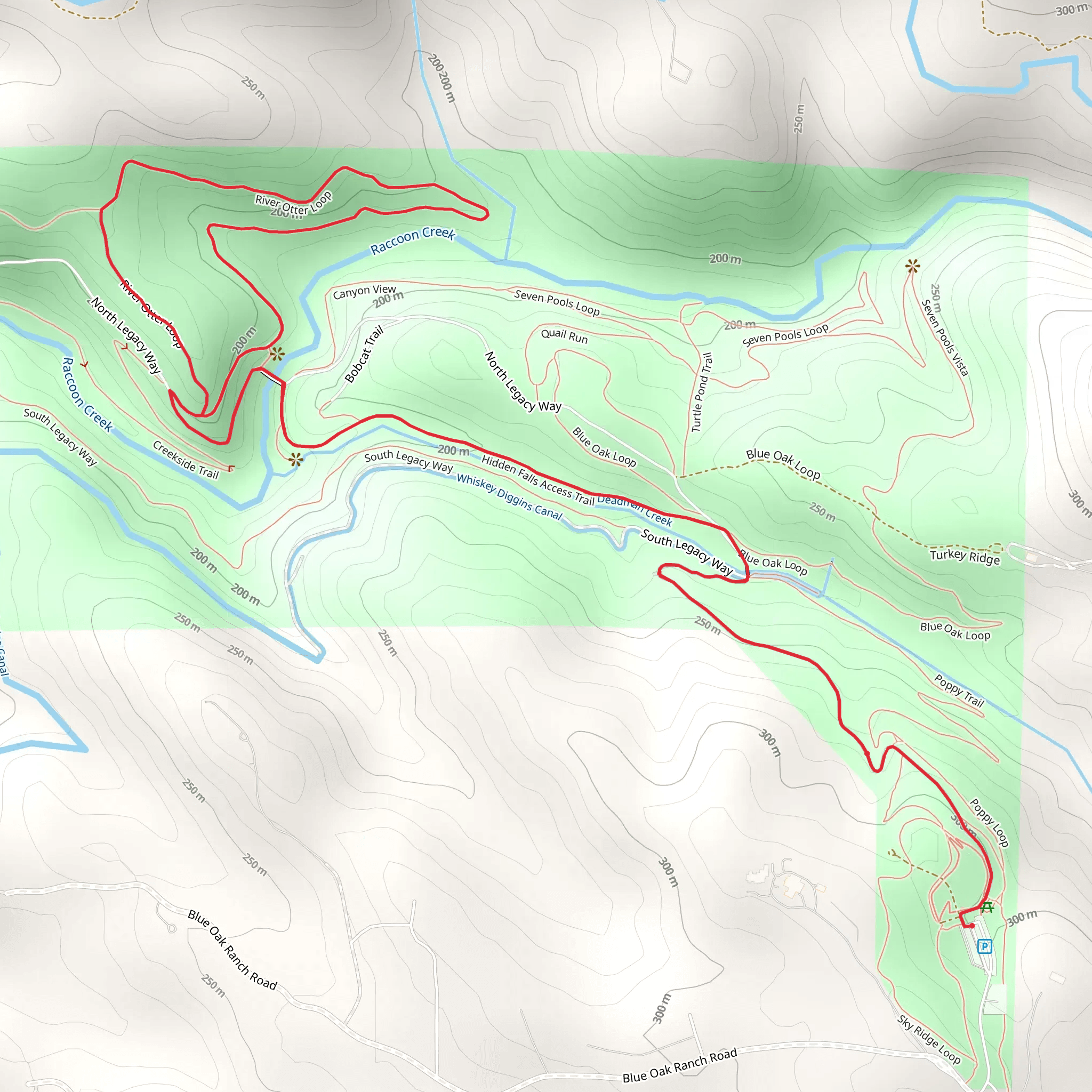 River Otter Loop mobile static map