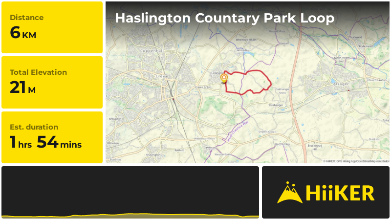 Haslington Countary Park Loop | Cheshire East | England