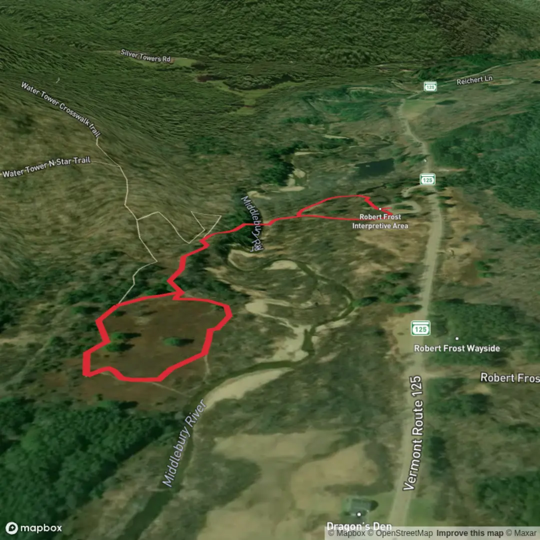 An image depicting the trail Robert Frost Trail and its surrounding area.