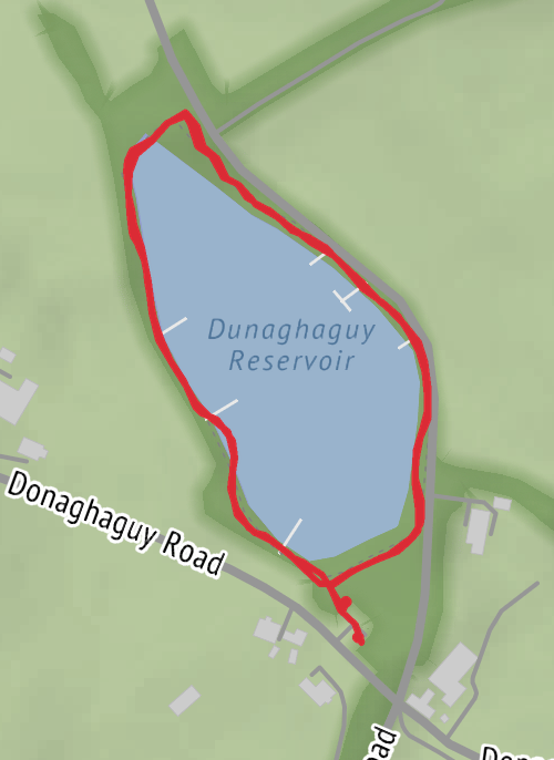 County Down Walking mobile static map