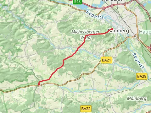 Burgebrach to Bamberg via Kunigundenweg
