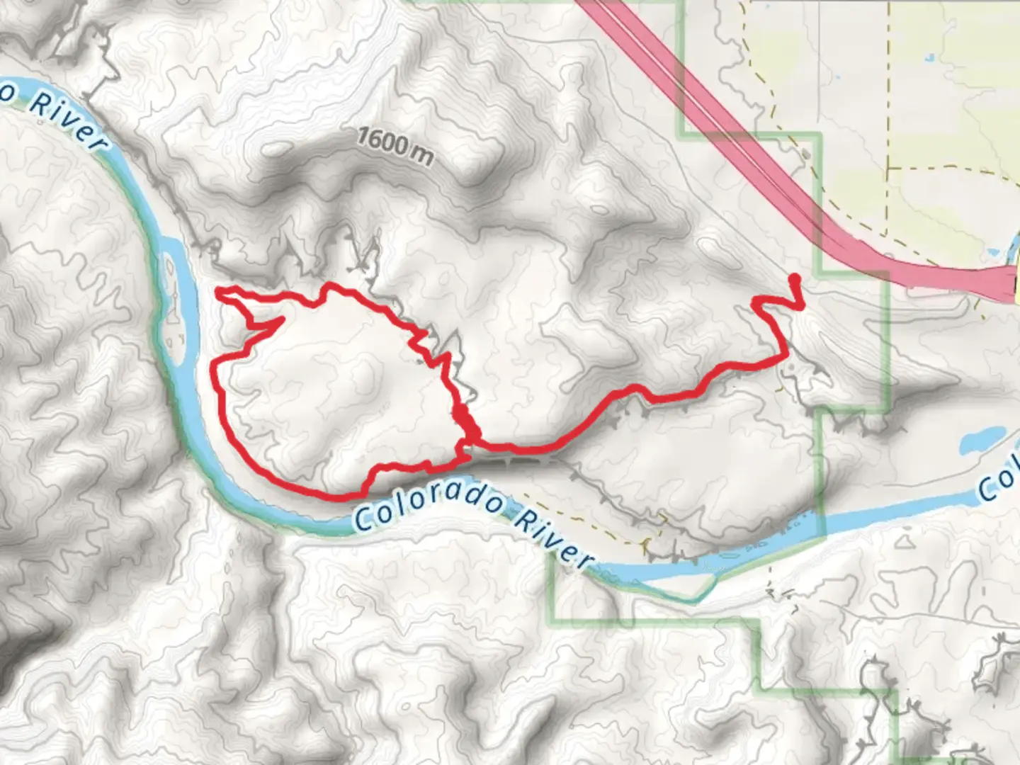 An image depicting the trail Horsethief Bench Loop via Colorado Trail and its surrounding area.