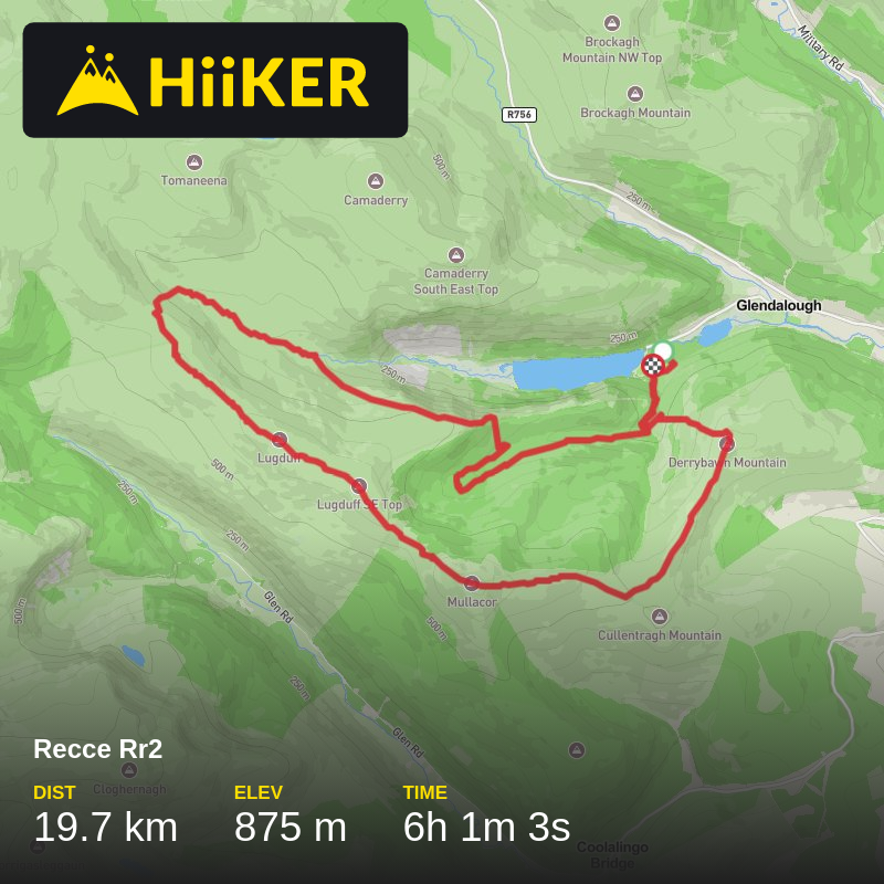A map preview of the recording Recce Rr2.