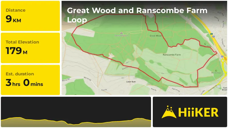 | Great Wood and Ranscombe Farm Loop