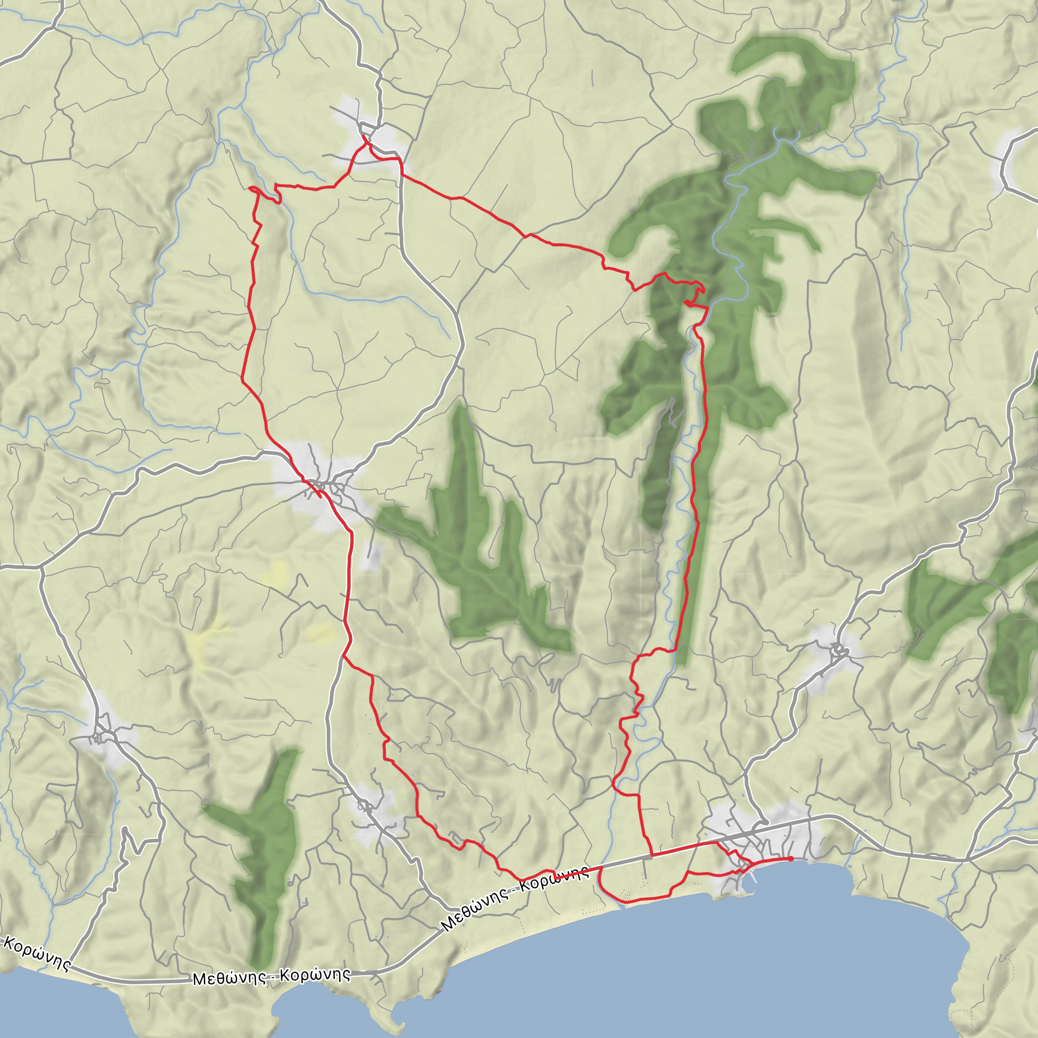 Finikounda - Perovskia mobile static map