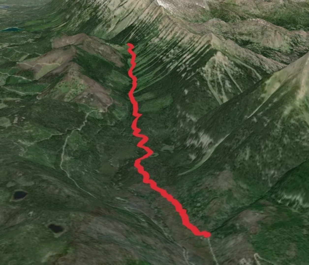 An image depicting the trail Morrell Creek Trail and its surrounding area.