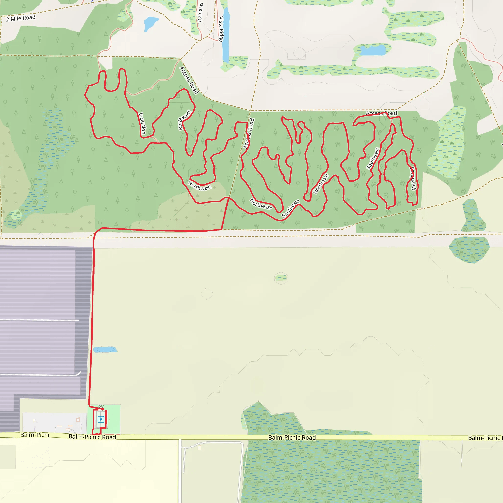 Northeast and Northwest Loop mobile static map