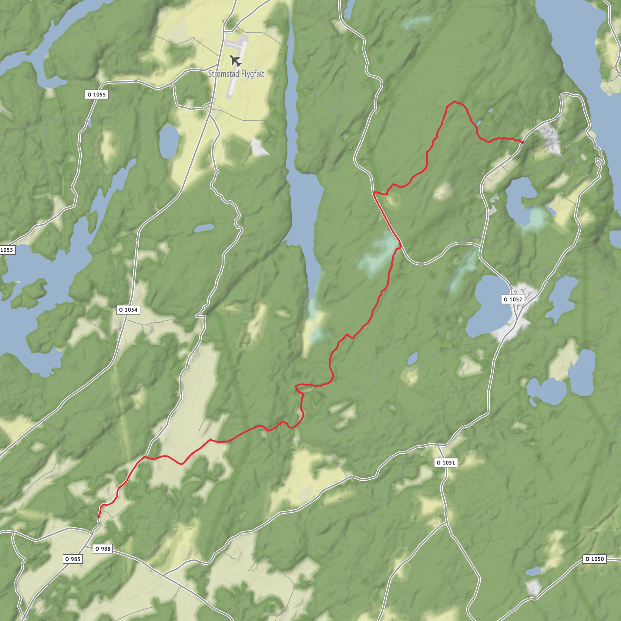 Bohusleden Trail stage 2 mobile static map