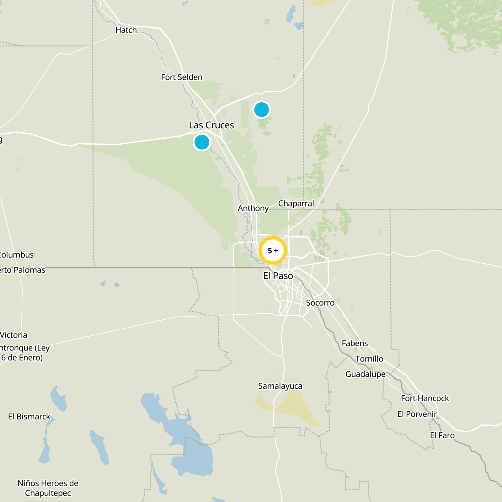 Doña Ana County Static Map
