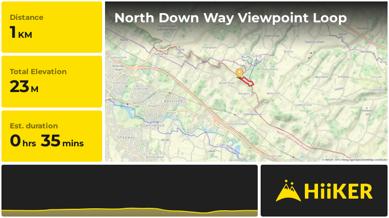 North Down Way Viewpoint Loop | Kent | England