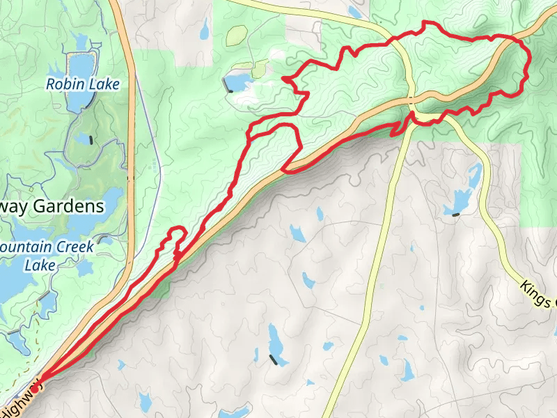 Pine Mountain, Liberty Bell Pool and Chestnut Oak Loop Trail